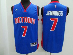 Maillot De Basket Detroit Pistons Herbert Jennings 7 Tissus Sportif Fans Edition Bleu